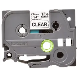 Brother TZe-151 - Cassette à ruban pour étiqueteuse originale – Transparent, 24 mm de large