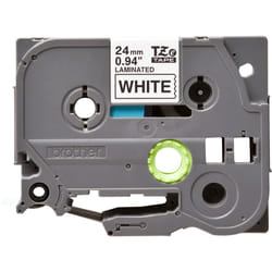 Brother TZe-251 ruban d'étiquette Noir sur blanc