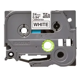 Brother TZe-251 ruban d'étiquette Noir sur blanc