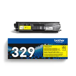 Brother TN-329Y Cartouche de toner 1 pièce(s) Original Jaune