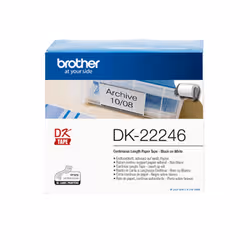 Brother DK-22246 ruban d'étiquette Noir sur blanc - Vue supplémentaire 2