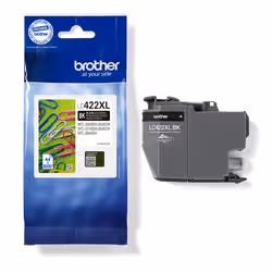 Brother LC-422XLBK cartouche d'encre 1 pièce(s) Original Rendement élevé (XL) Noir - Vue supplémentaire 2