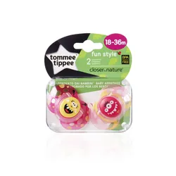 Pack de 2 sucettes Fun style 18-36 mois Mixte- Tommee Tippee | Allo bebe Maroc