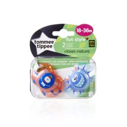 Tommee Tippee Fun Style Sucet 18m+ Boy x2