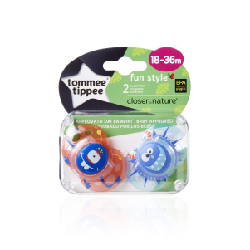 Tommee Tippee Sucettes Fun Style Orthodontic 18-36m