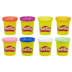 Play-Doh – 8 Pots De Pate A Modeler - Couleurs Arce-En-Ciel - 56 G Chacun