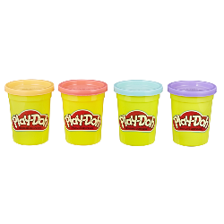 Play-Doh 4 Pots De Pâte A Modeler Couleurs classiques 112 G Chacun | Xtratoys