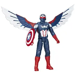 Hasbro Marvel Studios Captain America Brave New World Titan Hero Series Captain America Deluxe