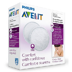 Avent Coussinets /6 Scf 155/06