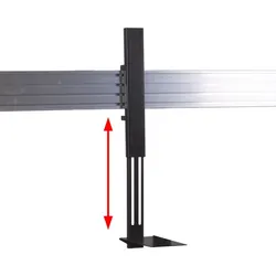 B-Tech BT8416 165,1 cm (65") Noir Mur