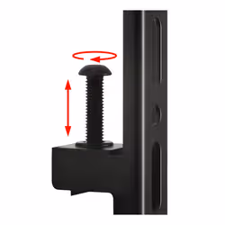 B-Tech BT8416 165,1 cm (65") Noir Mur - Vue supplémentaire 2