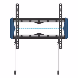 B-Tech Elements Fixed 400 Flat 165,1 cm (65") Mur Noir, Bleu - Vue supplémentaire 8