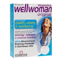 VITABIOTICS WELLWOMAN ZINC ORIGINAL 30 CAPSULES
