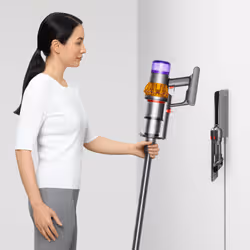 Dyson V15 Detect Absolute Nickel, Acier inoxydable, Jaune Sans sac - Vue supplémentaire 10