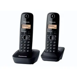 Panasonic KX-TG1612 Téléphone DECT Identification de l'appelant Noir