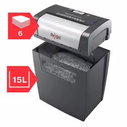 Rexel Momentum X406 destructeur de papier Découpage en particules Bleu, Gris - Vue supplémentaire 6