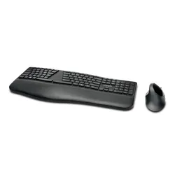 Kensington ProFit Ergo clavier Souris incluse FR sans fil +USB QWERTZ Allemand Noir