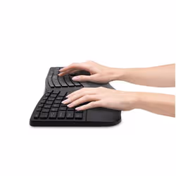 Kensington ProFit Ergo clavier Souris incluse FR sans fil +USB QWERTZ Allemand Noir - Vue supplémentaire 5