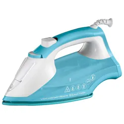 Russell Hobbs 26482-56 fer à repasser Fer à vapeur Semelle en céramique 2400 W Bleu, Blanc