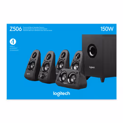 Logitech Surround Sound Speakers Z506 set d'enceintes 75 W PC Noir 5.1 canaux 48 W - Vue supplémentaire 8