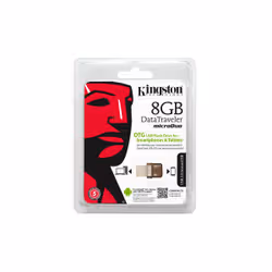 Kingston Technology DataTraveler microDuo OTG 8GB lecteur USB flash 8 Go USB Type-A 2.0 Marron - Vue supplémentaire 4