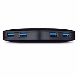 TP-Link UH400 hub & concentrateur USB 3.2 Gen 1 (3.1 Gen 1) Type-A 5000 Mbit/s Noir - Vue supplémentaire 2