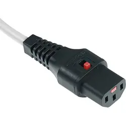 Cablenet 42-3037 câble électrique Blanc 1 m Coupleur C14 Coupleur C13