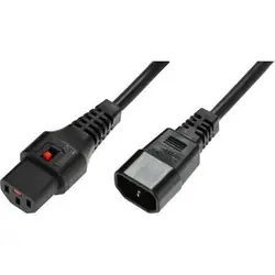 Microconnect PC1022 câble électrique Noir 3 m Coupleur C14 Coupleur C13