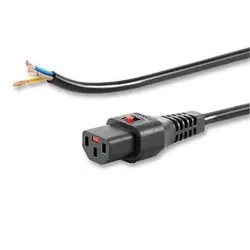 IEC LOCK PC1025 câble électrique Noir 2 m Coupleur C13