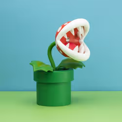 Paladone Piranha Plant Posable Lamp BDP lampe de table LED Vert, Rouge, Blanc - Vue supplémentaire 2