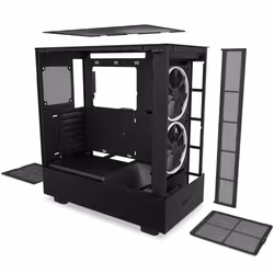 NZXT H5 Elite Midi Tower Noir, Transparent - Vue supplémentaire 4