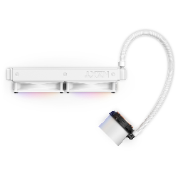 NZXT Kraken 240 RGB Processeur Refroidisseur de liquide tout-en-un 12 cm Blanc 1 pièce(s)