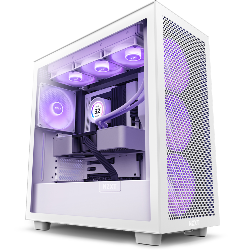 NZXT H7 Flow RGB Midi Tower Blanc