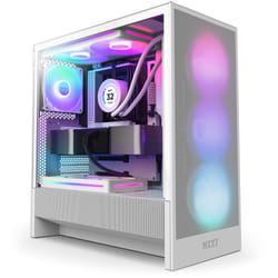 NZXT H5 Flow RGB Midi Tower Blanc