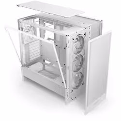 NZXT H5 Flow RGB Midi Tower Blanc - Vue supplémentaire 5