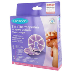 Lansinoh Compresses Thermoperles 3 en 1 Apaisantes Chaudes/Froides