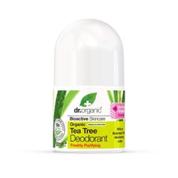 Dr Organic Tea Tree Femmes Déodorant roll-on 50 ml