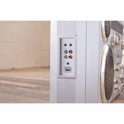 GPO Retro Brooklyn Lecteur CD Hi-Fi Chrome, Argent - Vue supplémentaire 2