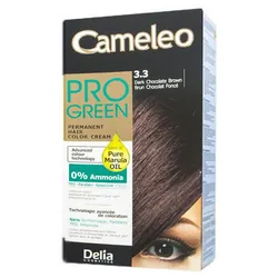 Delia Cosmetics Cameleo Pro Green Hair Colour 3.3 Brun chocolat foncé