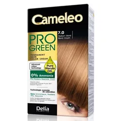 Delia Cosmetics Cameleo Pro Green Hair Colour 7.0 Blond moyen