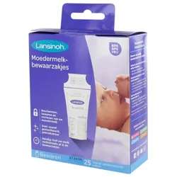 Lansinoh 25 Sachets de Conservation de Lait Maternel