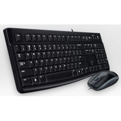 Logitech Desktop MK120 clavier USB AZERTY Français Noir