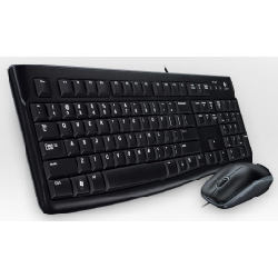 Logitech Desktop MK120 clavier USB AZERTY Français Noir