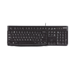 Logitech K120 Corded Keyboard clavier USB AZERTY Français Noir