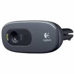 Logitech Webcam HD C270 Black C270, 3 MP, 1280 x 720  pixels, 720p, 1280 x 720 pixels, 5 V, USB 2.0 (960-000582) - Vue supplémentaire 5