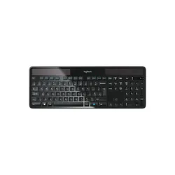 Logitech Wireless Solar Keyboard K750 clavier RF sans fil QWERTZ Allemand Noir