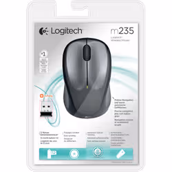 Logitech Wireless Mouse M235 souris Ambidextre RF sans fil Optique 1000 DPI - Vue supplémentaire 5