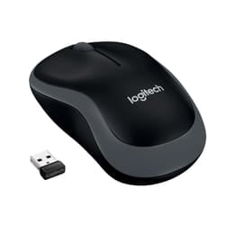 Logitech M185 - Ambidextre - Optique - RF sans fil - 1000 DPI - Gris (910-002238)