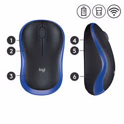Logitech LGT-M185B - Vue supplémentaire 4