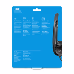 Logitech H390 USB Computer Headset Son numérique amélioré et commandes intégrées (981-000406) - Vue supplémentaire 10